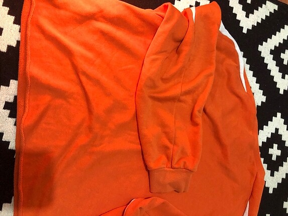 m Beden turuncu Renk crop sweat