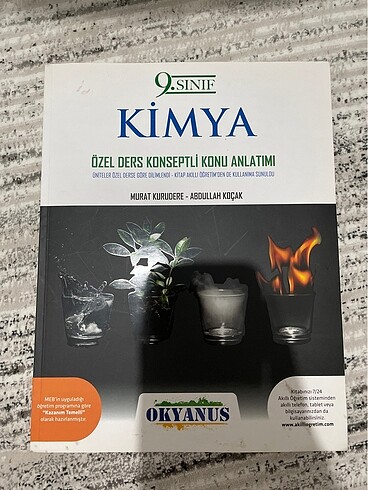 9.Sınıf Kimya Okyanus Yayınları