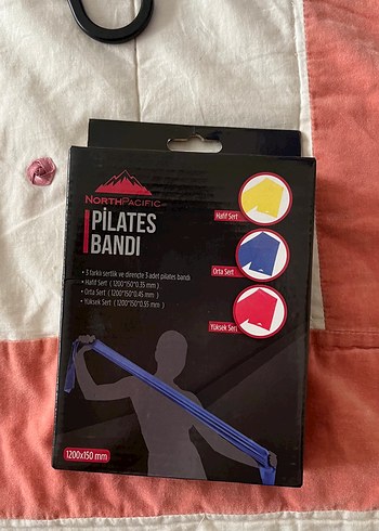 North Pacific Kırmızı Pilates Bandı Seti