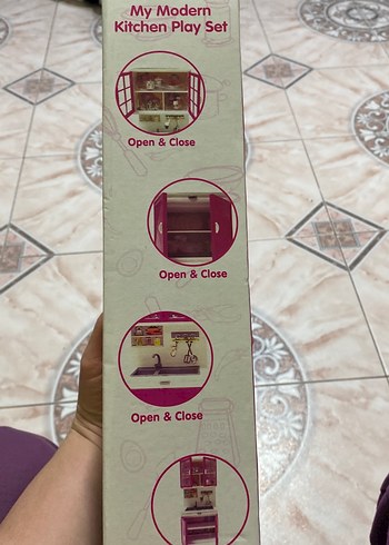 Beden Renk Pembe Modern Mutfak Oyun Seti