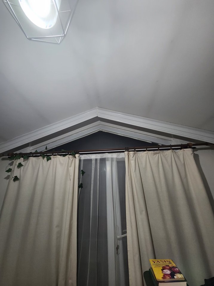 Bej Bohem Tarzı rustik perde aparatı Bursa Bağlarbaşı semtinde - Görsel 2