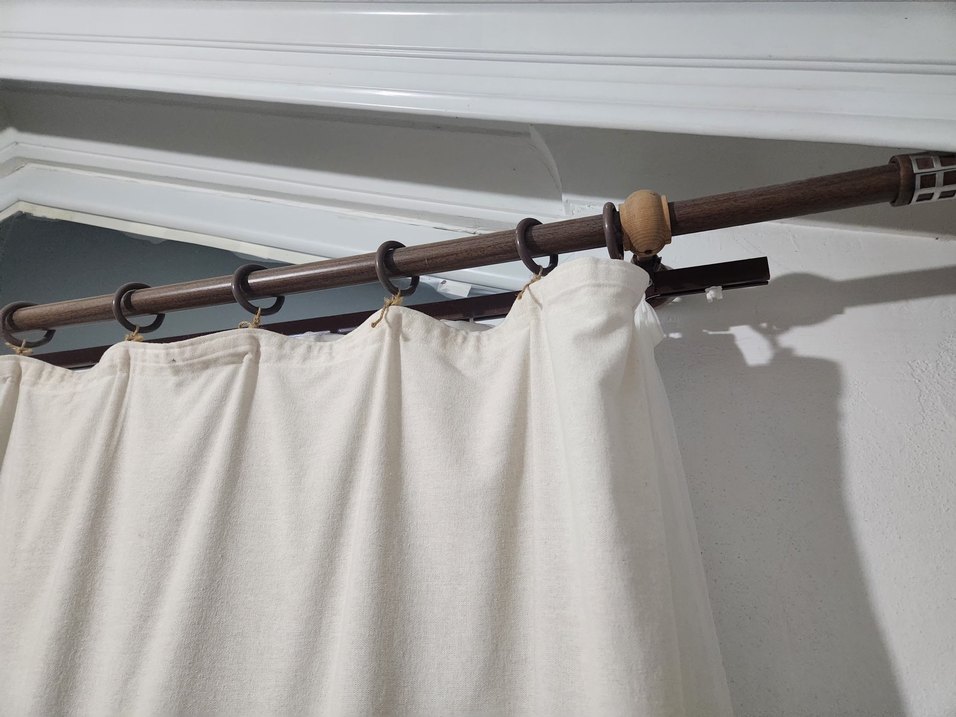 Bej Bohem Tarzı rustik perde aparatı Bursa Bağlarbaşı semtinde - Görsel 3