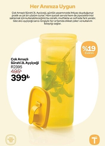 Tupperware 2 litre eko şişe