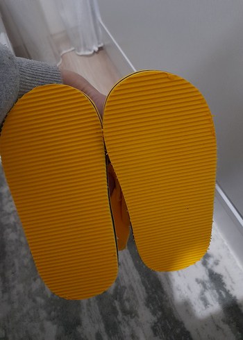 Sarı Baskılı Erkek Çocuk Sandalet - Görsel 2