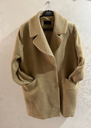 Bej Midi Kadın Yün Palto - Görsel 2