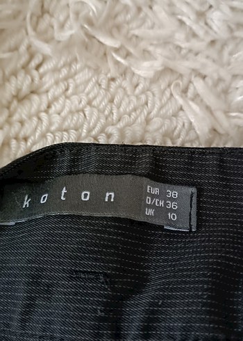 38 Beden siyah Renk Kadın Siyah Kumaş Pantolon, Regular Fit, Uzun