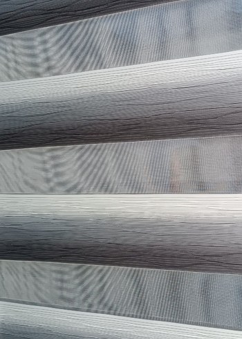 Gri Zebra Desenli Modern Perde - Görsel 4