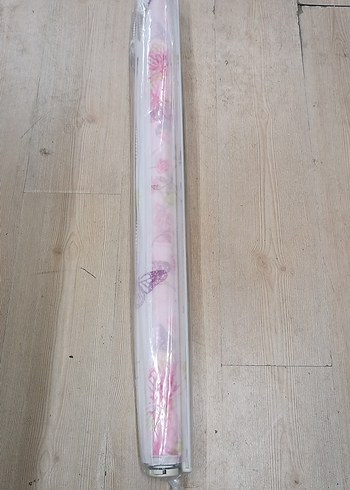 Çiçek ve Kelebek Desenli Çok Renkli Zebra Perde - Görsel 3