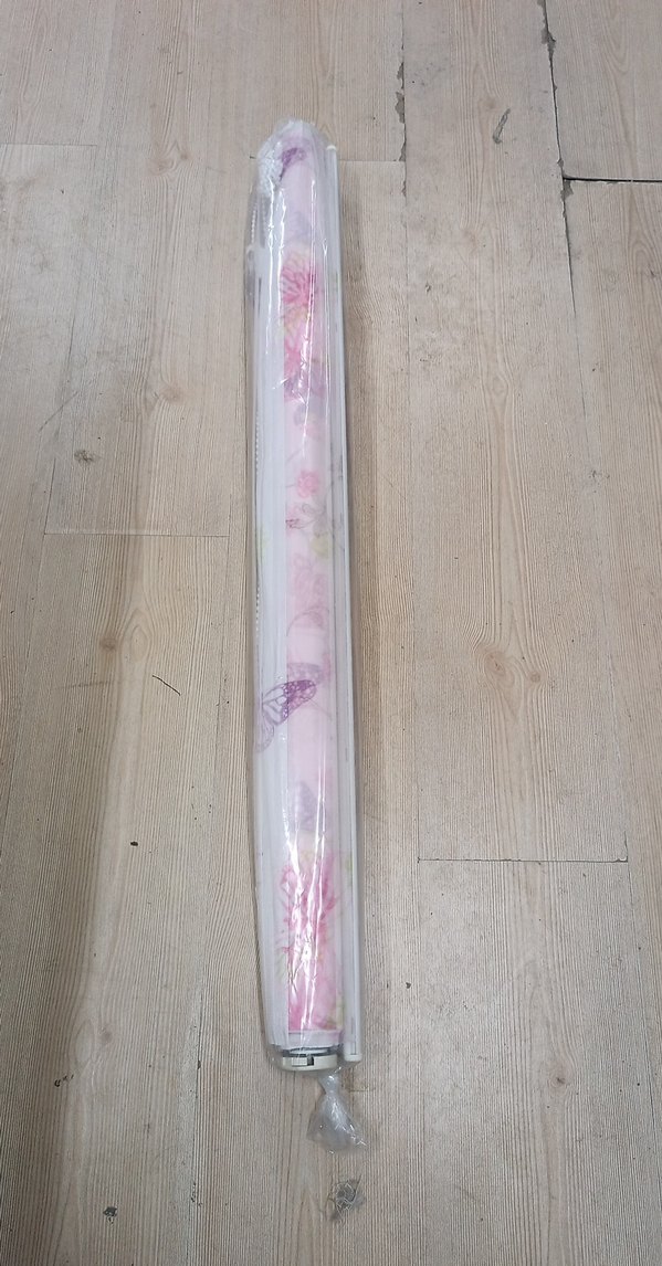 Çiçek ve Kelebek Desenli Çok Renkli Zebra Perde - Görsel 3