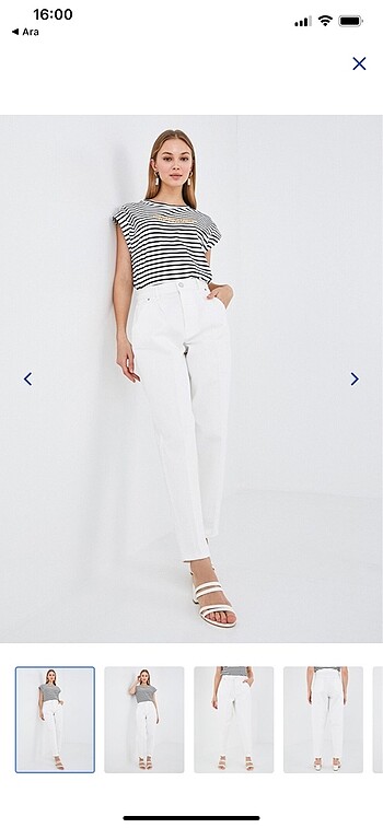 LC Waikiki kadın beyaz jean