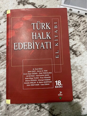 Türk Halk Edebiyatı El Kitabı Grafiker Yayınları
