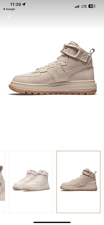 37,5 Beden pembe Renk Nike Air force utility