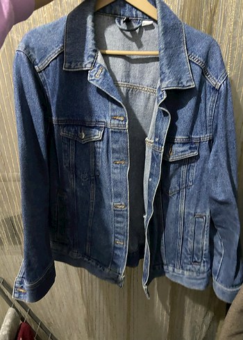 H&M H&M marka Mavi Denim Kot Ceket