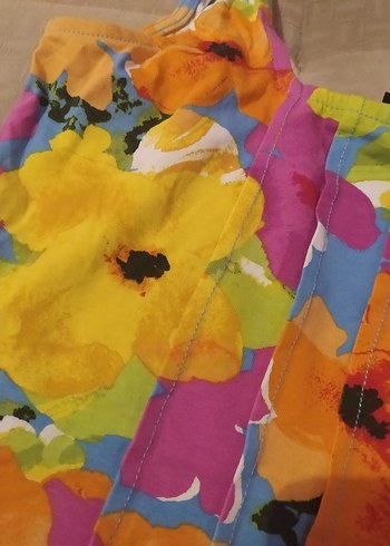 Çiçek Desenli Pop Art Büstiyer - Görsel 7