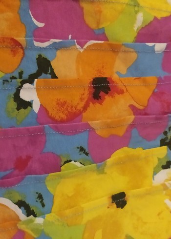 Çiçek Desenli Pop Art Büstiyer - Görsel 3