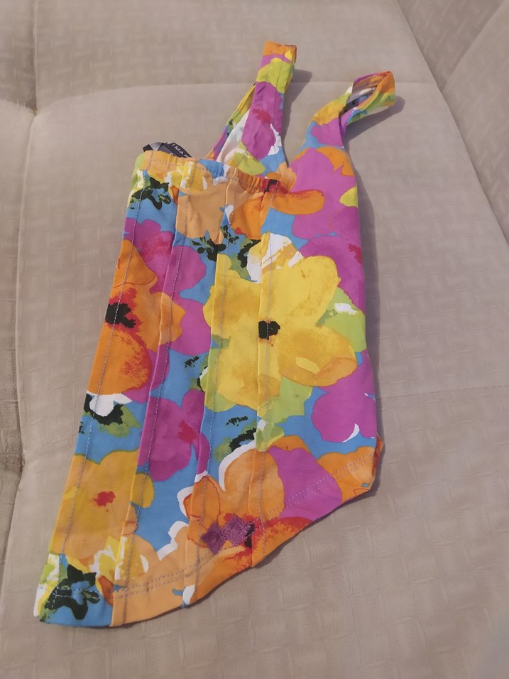 Çiçek Desenli Pop Art Büstiyer - Görsel 4