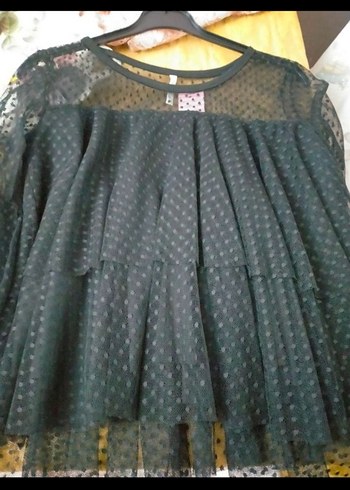 Siyah Dantel Detaylı Gotik Bluz - Görsel 7