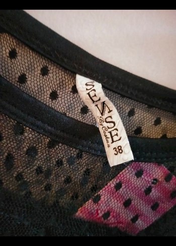 Siyah Dantel Detaylı Gotik Bluz - Görsel 8