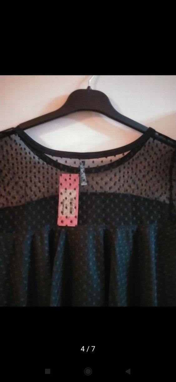 Siyah Dantel Detaylı Gotik Bluz - Görsel 5