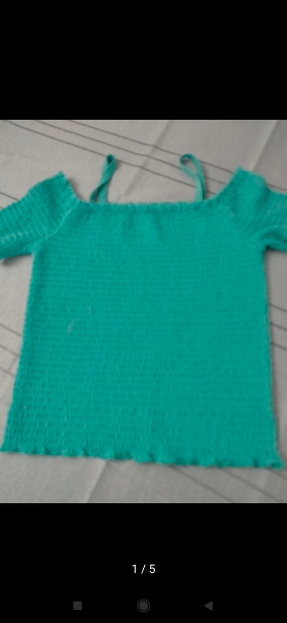 Koton kız çocuk turkuaz bluz - Görsel 4