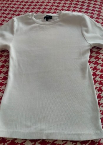 Fabrika Kadın Beyaz Kısa Kollu Basic Tişört