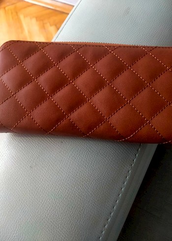 Beden kahverengi Renk Kahverengi Fermuarlı Kadın Cüzdanı