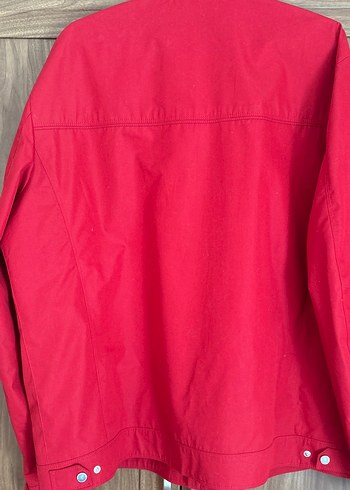 Kırmızı Fermuarlı Erkek Ceket - Görsel 4