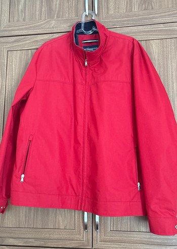 Kırmızı Fermuarlı Erkek Ceket - Görsel 2