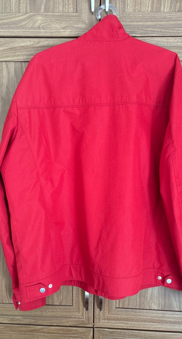 Kırmızı Fermuarlı Erkek Ceket - Görsel 4