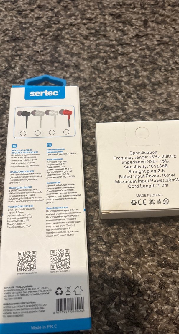 Sertec ST-504 siyah Kulak İçi Kulaklık - Görsel 4