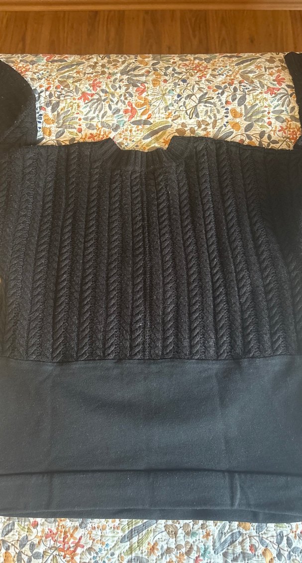 Siyah Örgü Kadın Uzun Kollu Kazak - Görsel 5