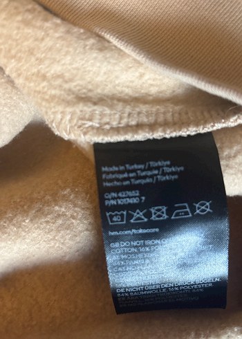 Bej Kapüşonlu Mandalorian Baskılı Sweatshirt - Görsel 5