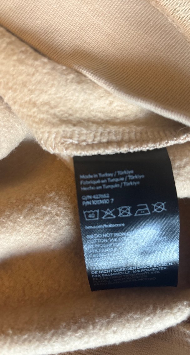 Bej Kapüşonlu Mandalorian Baskılı Sweatshirt - Görsel 5