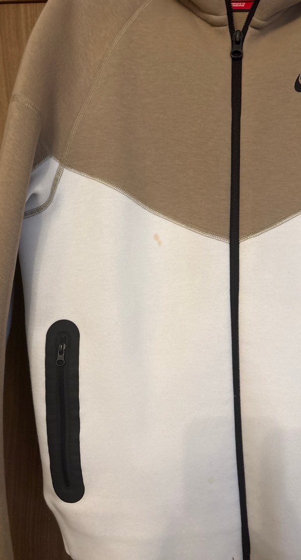 Bej Nike Fermuarlı Erkek Çocuk Sweatshirt - Görsel 2