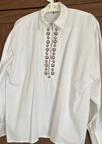 İpekyol Düğmeli Beyaz Kadın Gömlek - Görsel 3