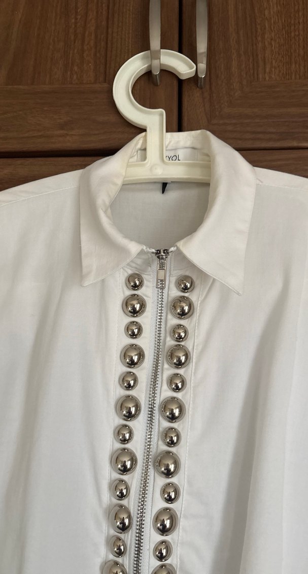 İpekyol Düğmeli Beyaz Kadın Gömlek - Görsel 2
