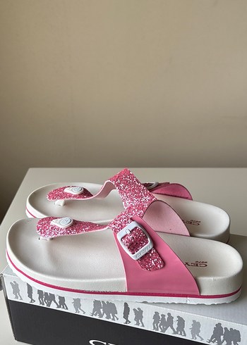 Ceyo Simli Pembe Kadın parmakarası Terlik - Görsel 3