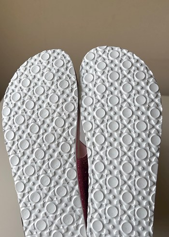 Ceyo Simli Pembe Kadın parmakarası Terlik - Görsel 5