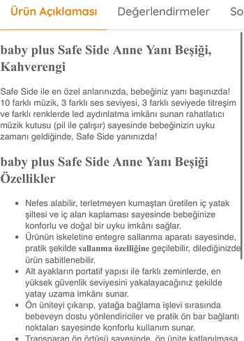 Ayarlanabilir Kahverengi Bebek Beşiği - Görsel 5