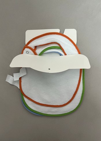 babyJem Pastel Renkli Bebek Mama Önlüğü - Görsel 3