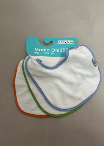 babyJem Pastel Renkli Bebek Mama Önlüğü - Görsel 2