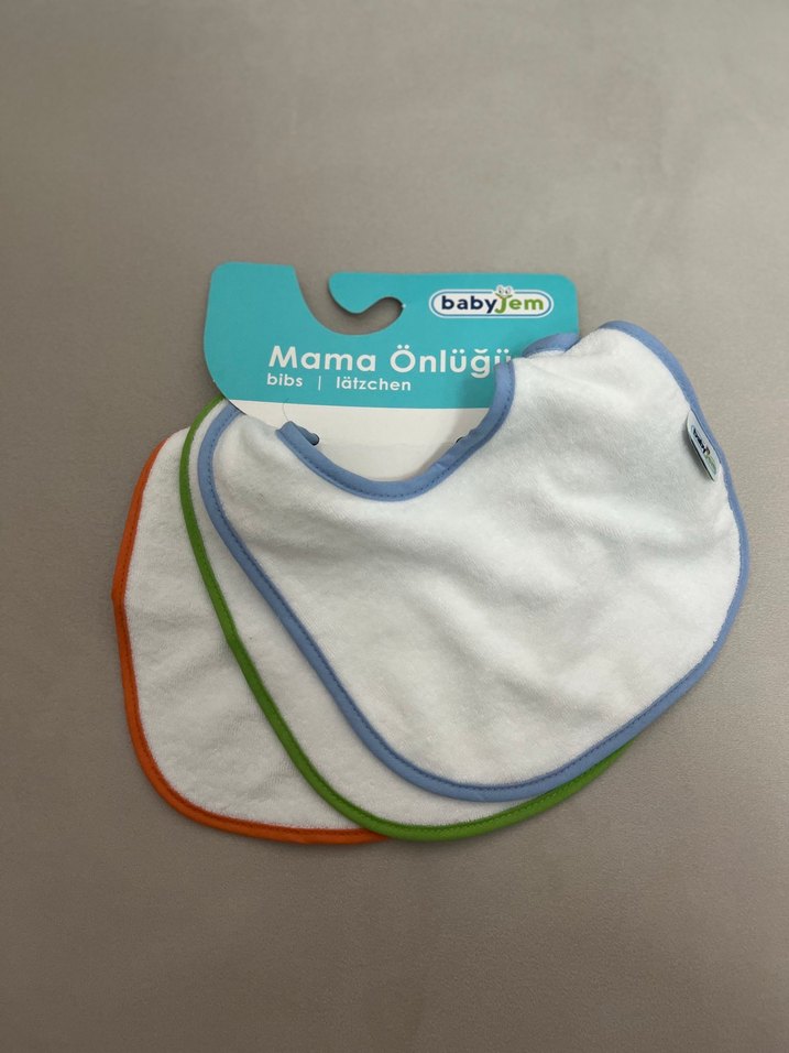 babyJem Pastel Renkli Bebek Mama Önlüğü - Görsel 2