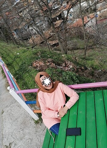 Defacto Tesettür sweatshirt tunik