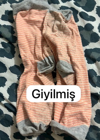 Çorap Gri Çizgili
