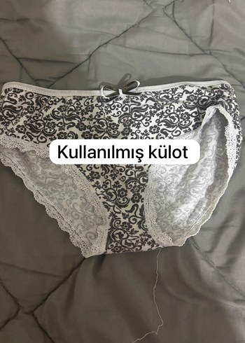 Gri Desenli Mini Kadın Külot