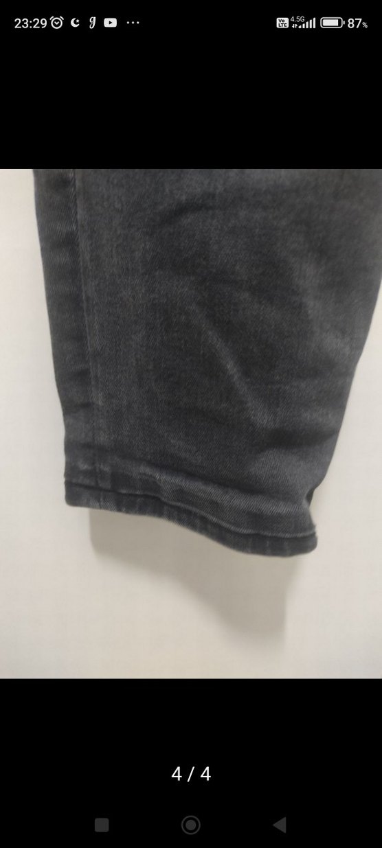 Colin's Gri Düğmeli erkek Skinny  Kot Pantolon - Görsel 4