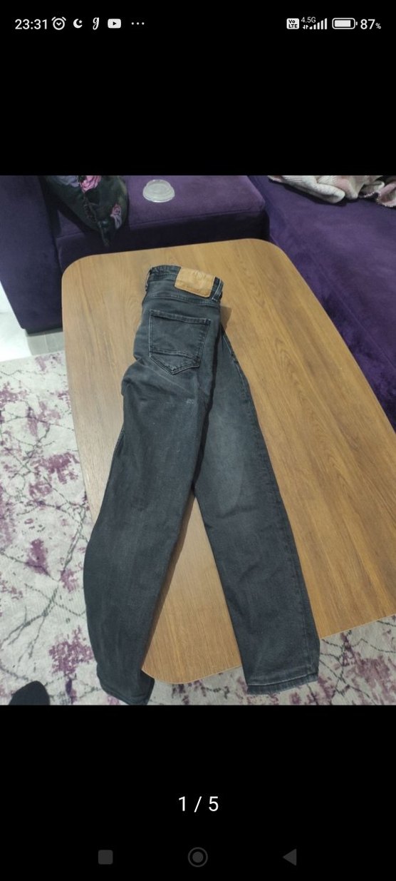COLİNS Gri Erkek Denim Jean Pantolon - Görsel 5