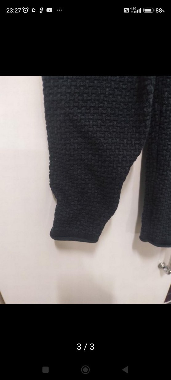 LOFT Gri Çizgili Erkek Triko Kazak - Görsel 3