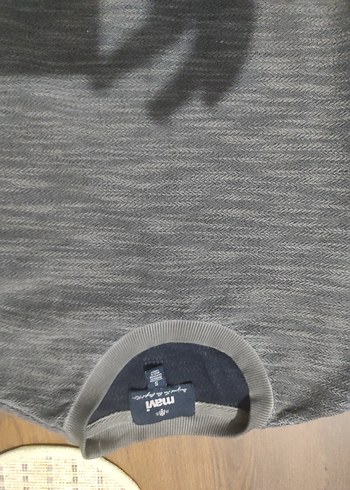 Gri Erkek Bel Detaylı Sweatshirt - Görsel 4