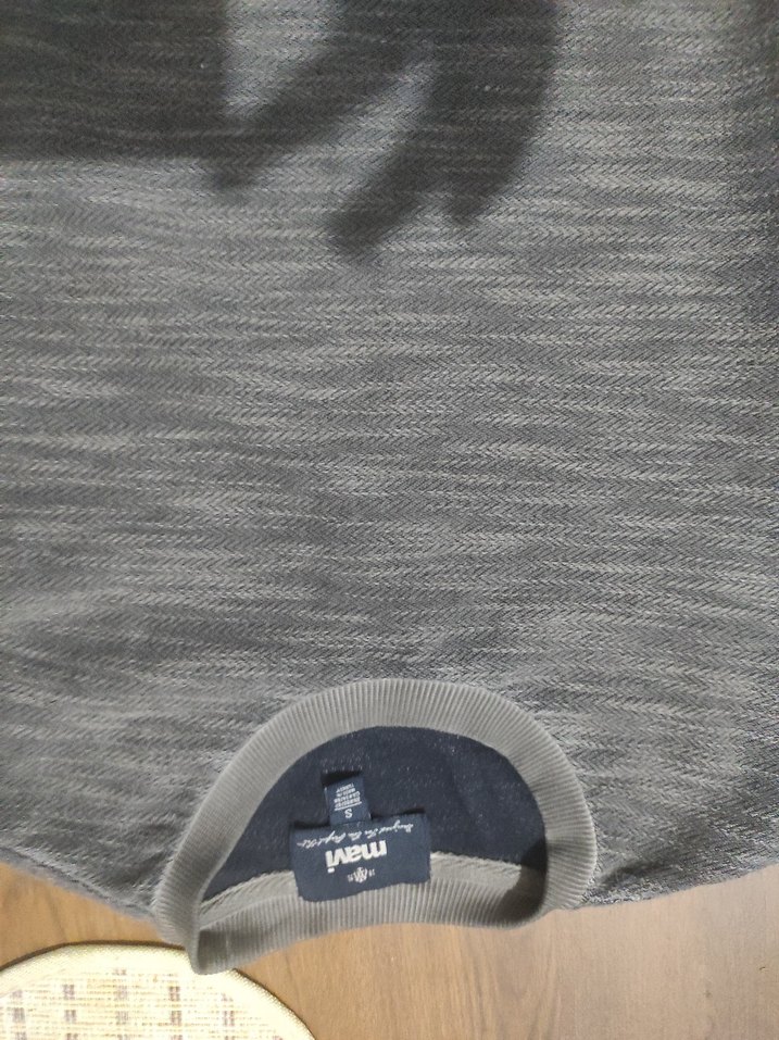 Gri Erkek Bel Detaylı Sweatshirt - Görsel 4